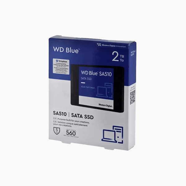 اس اس دی اینترنال وسترن دیجیتال آبی SA510 ظرفیت 2 ترابایت